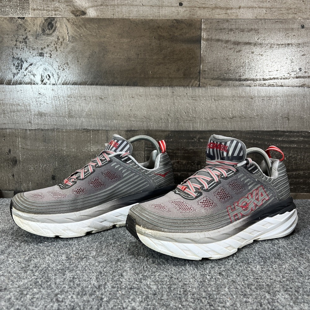 Hoka Bondi 6 Running Shoes Hoka One Low Top Sneakers 1019269 ASGY Men's 9.5